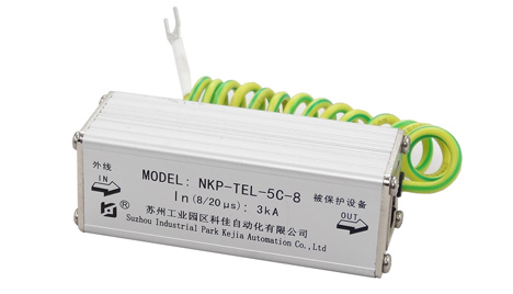 RJ45端口網(wǎng)絡(luò )信號防雷器