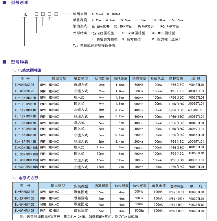 TL系列電感式接近傳感器型號.jpg